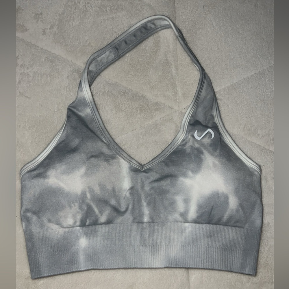 TLF Cosmic Seamless Scrunch Butt Shorts & Halter Sports Bra